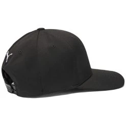 Puma Golf Black Cresting Cap -Richardson Sales 022582 Puma Black 3