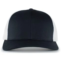 Pacific Headwear Navy/White/Navy Trucker FlexFit Snapback Cap
