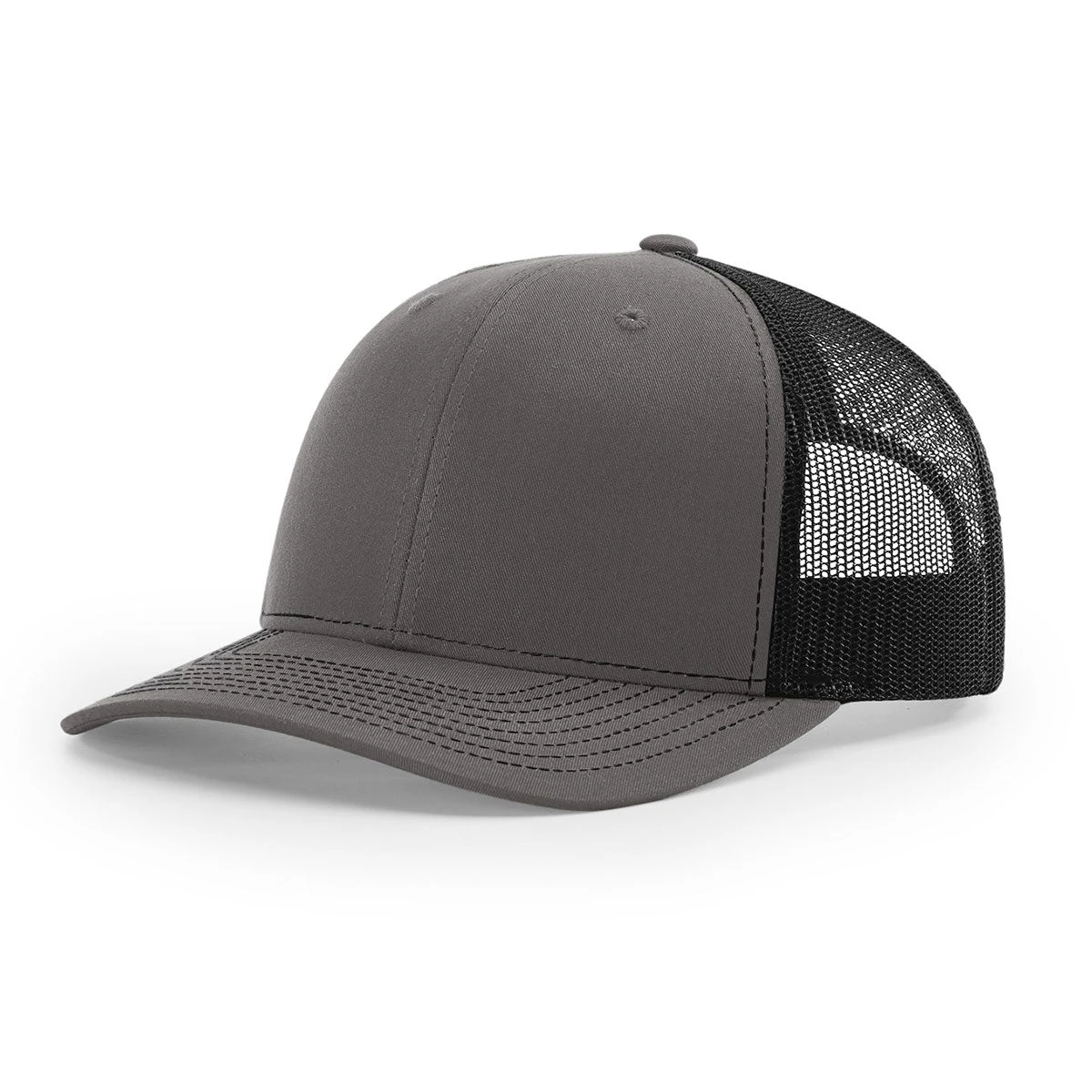 Richardson Charcoal/Black Recycled Trucker Cap 1 Richardson Charcoal/Black Recycled Trucker Cap