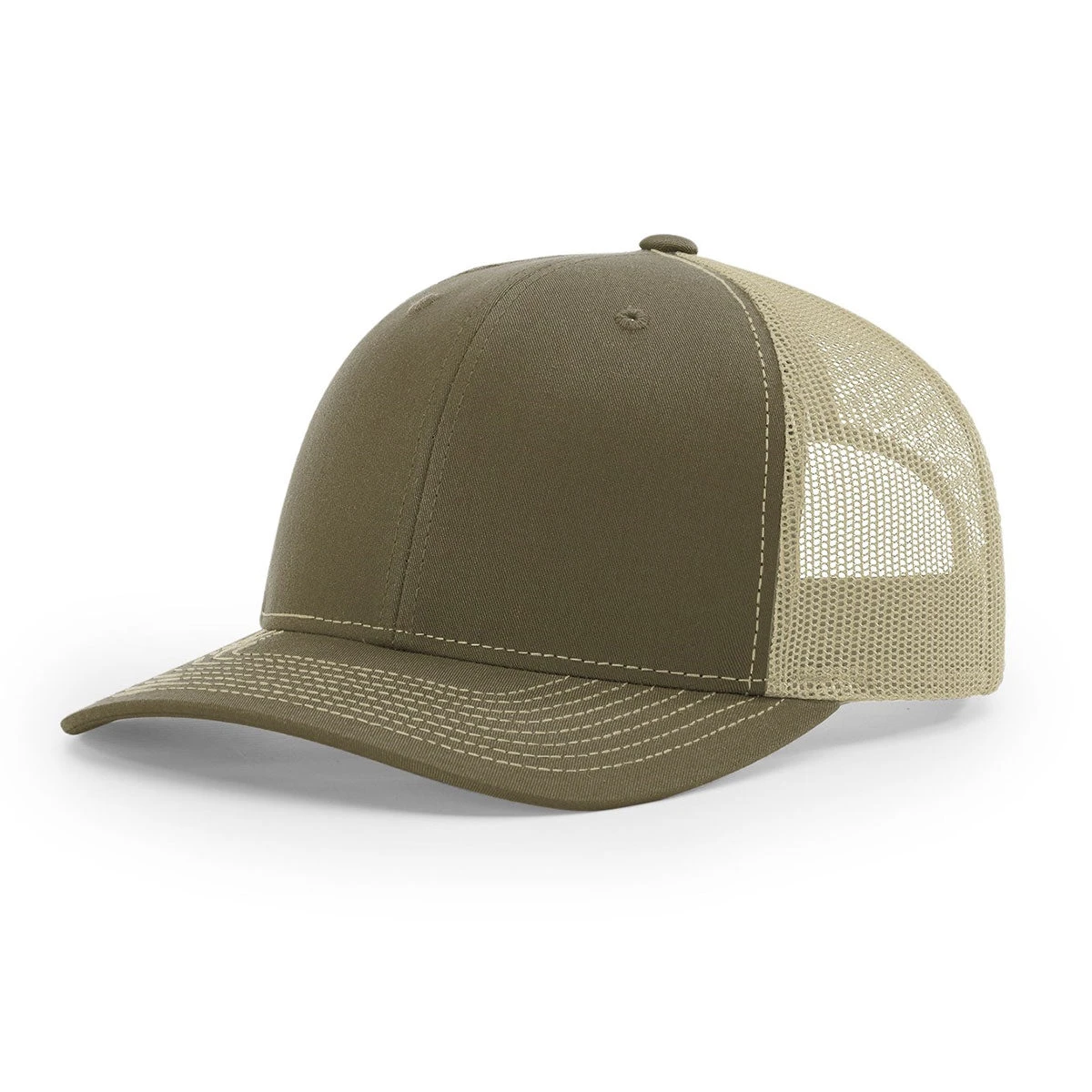 Richardson Loden/Khaki Recycled Trucker Cap 1 Richardson Loden/Khaki Recycled Trucker Cap