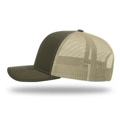 Richardson Loden/Khaki Recycled Trucker Cap 6 Richardson Loden/Khaki Recycled Trucker Cap -Richardson Sales 112RE Loden Khaki 3