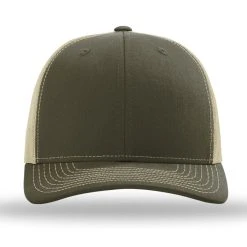 Richardson Loden/Khaki Recycled Trucker Cap 7 Richardson Loden/Khaki Recycled Trucker Cap -Richardson Sales 112RE Loden Khaki 4