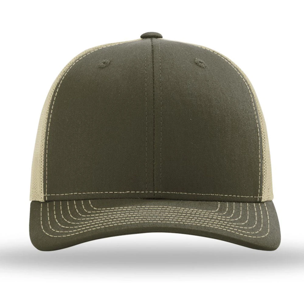 Richardson Loden/Khaki Recycled Trucker Cap 4 Richardson Loden/Khaki Recycled Trucker Cap - Image 4