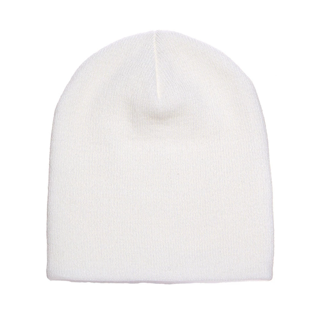 Yupoong White Knit Cap 1 Yupoong White Knit Cap