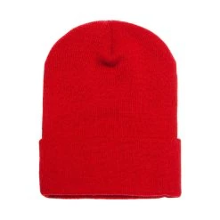 Yupoong Red Cuffed Knit Cap