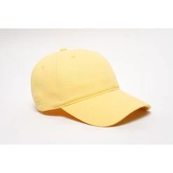 Pacific Headwear Mustard Adjustable Brushed Cotton Twill Cap