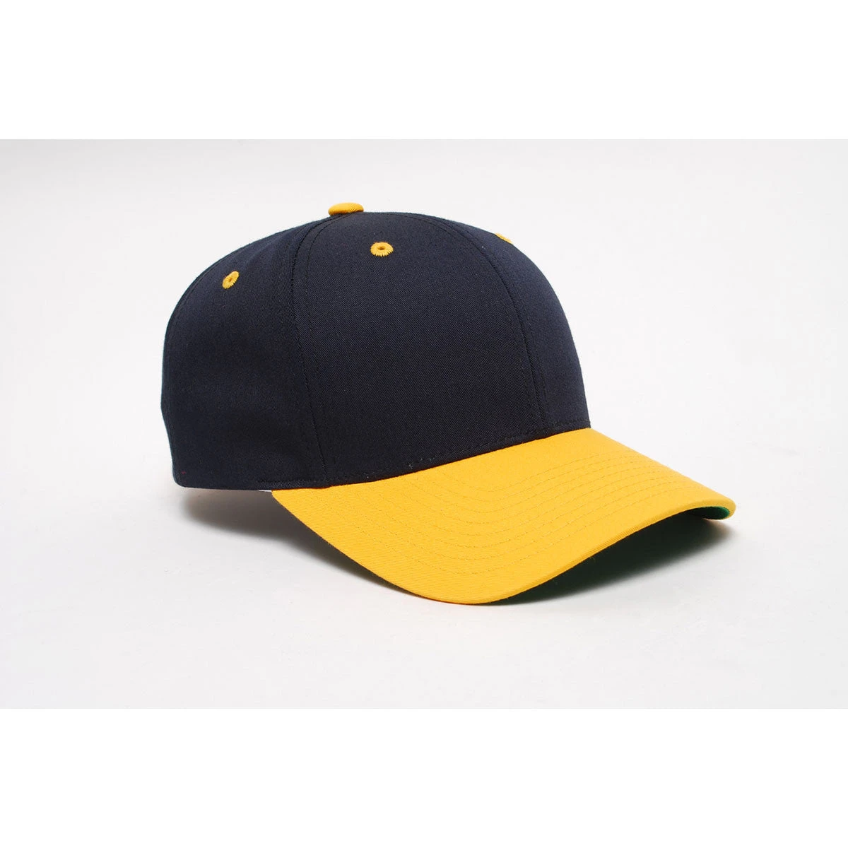 Pacific Headwear Navy/Gold Velcro Adjustable Cotton Poly Cap 1 Pacific Headwear Navy/Gold Velcro Adjustable Cotton Poly Cap
