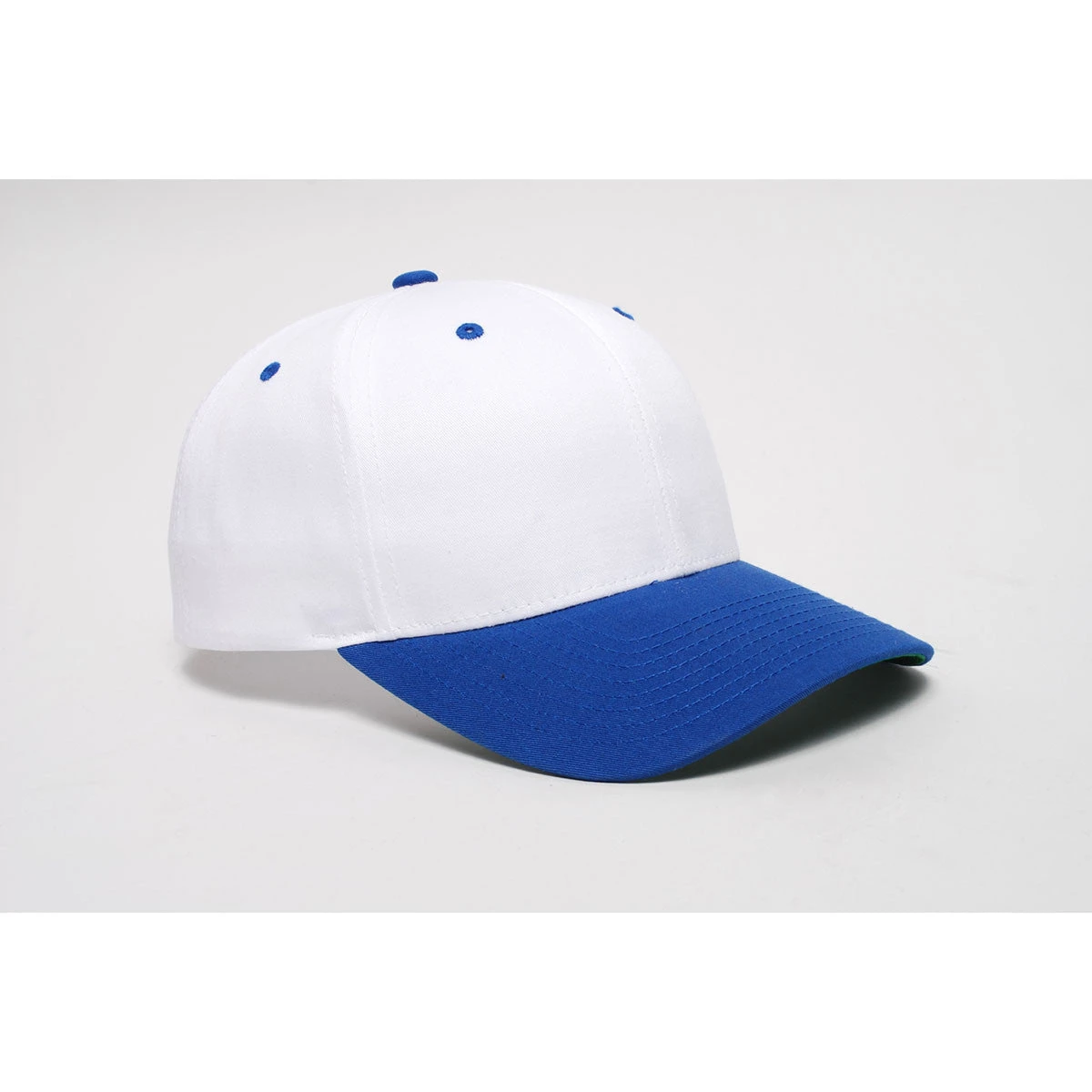 Pacific Headwear White/Royal Universal Twill Cap 1 Pacific Headwear White/Royal Universal Twill Cap