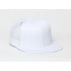 Pacific Headwear White/White D-Series Snapback Trucker Mesh Cap