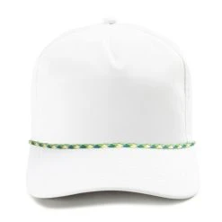 Imperial White Green And Yellow Wrightson Rope Cap