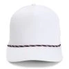 Imperial White Navy And Red Wrightson Rope Cap