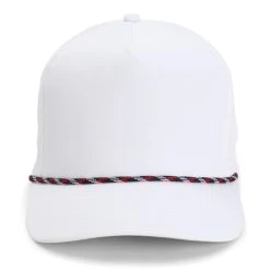Imperial White Navy And Red Wrightson Rope Cap