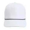 Imperial White Black Barnes Cotton Rope Cap