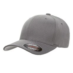 Flexfit Grey Wooly Blend 6-Panel Cap
