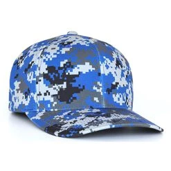 Pacific Headwear Royal Digital Camo Flexfit Cap
