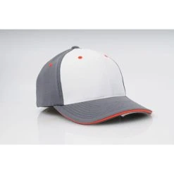 Pacific Headwear White/Orange/Graphite Universal M2 Performance Contrast Cap