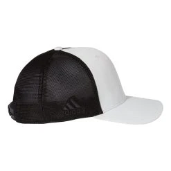 Adidas White/Black Poly Trucker Cap -Richardson Sales A627P White Black 3