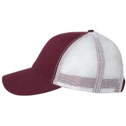 Sportsman Maroon/White The Duke Washed Trucker Cap -Richardson Sales AH80 Maroon White 3