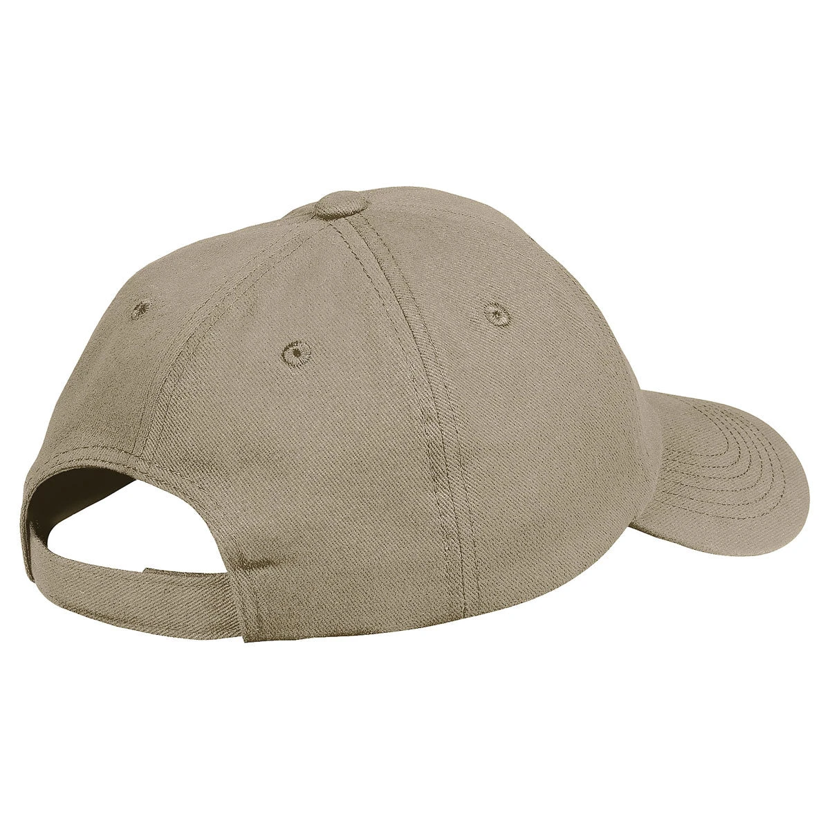 Port Authority Khaki Brushed Twill Cap 2 Port Authority Khaki Brushed Twill Cap - Image 2