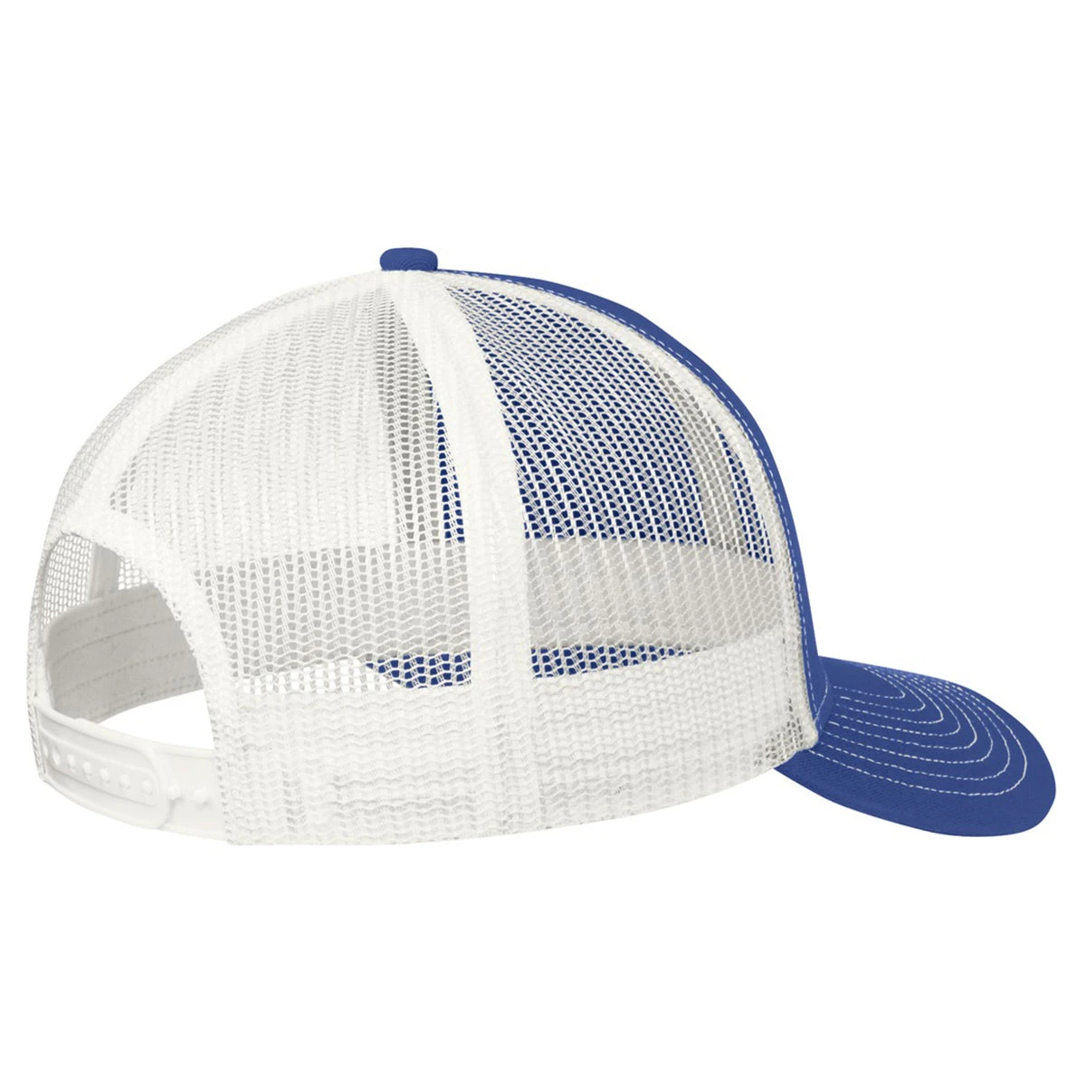 Port Authority Patriot Blue/White Snapback Trucker Cap 3 Port Authority Patriot Blue/White Snapback Trucker Cap - Image 3