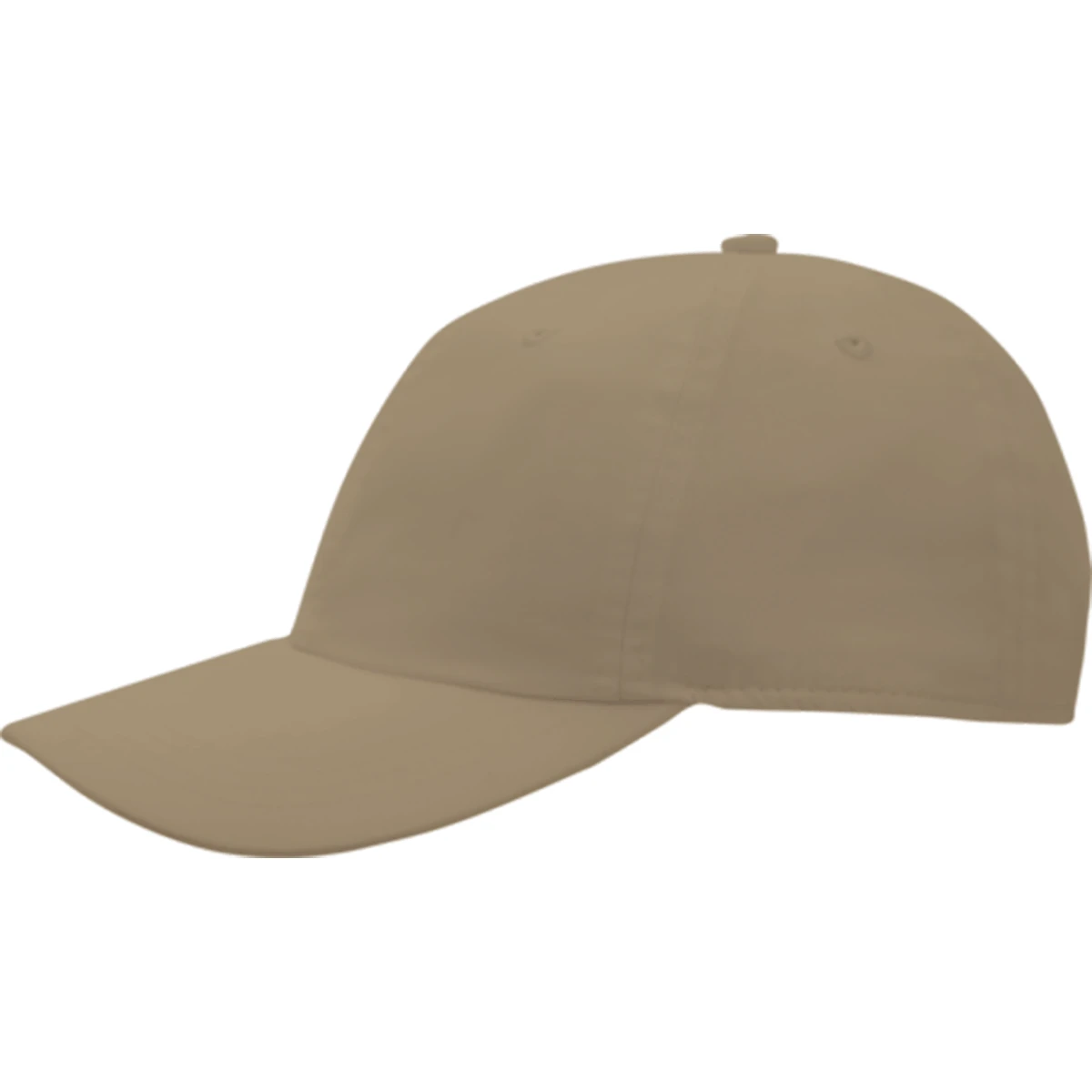 AHEAD Khaki Lightweight Cotton Solid Cap 3 AHEAD Khaki Lightweight Cotton Solid Cap - Image 3