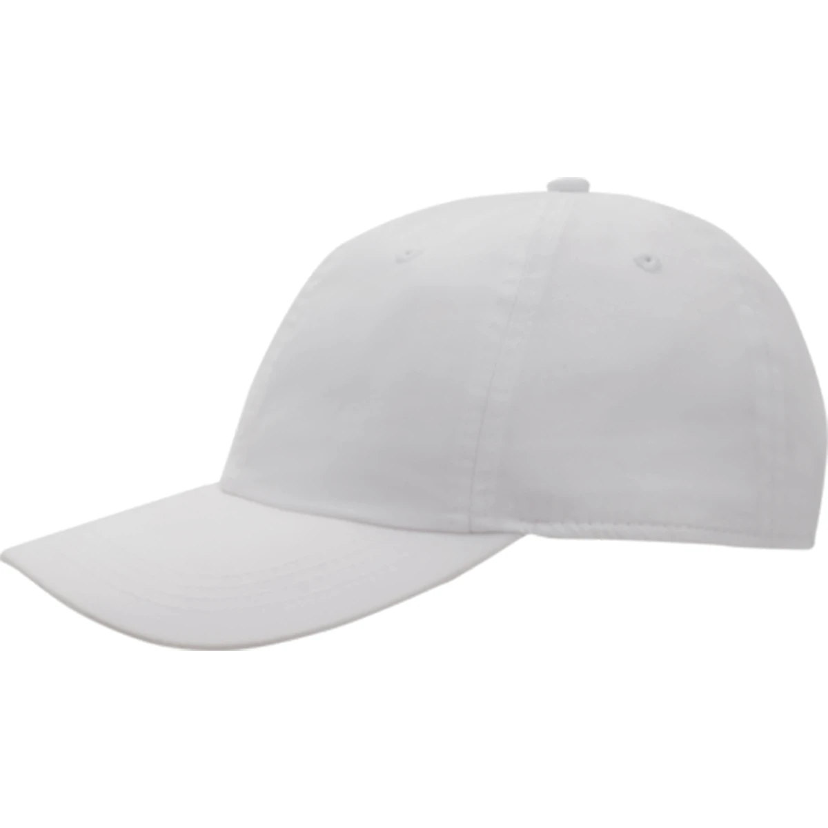 AHEAD White Lightweight Cotton Solid Cap 3 AHEAD White Lightweight Cotton Solid Cap - Image 3