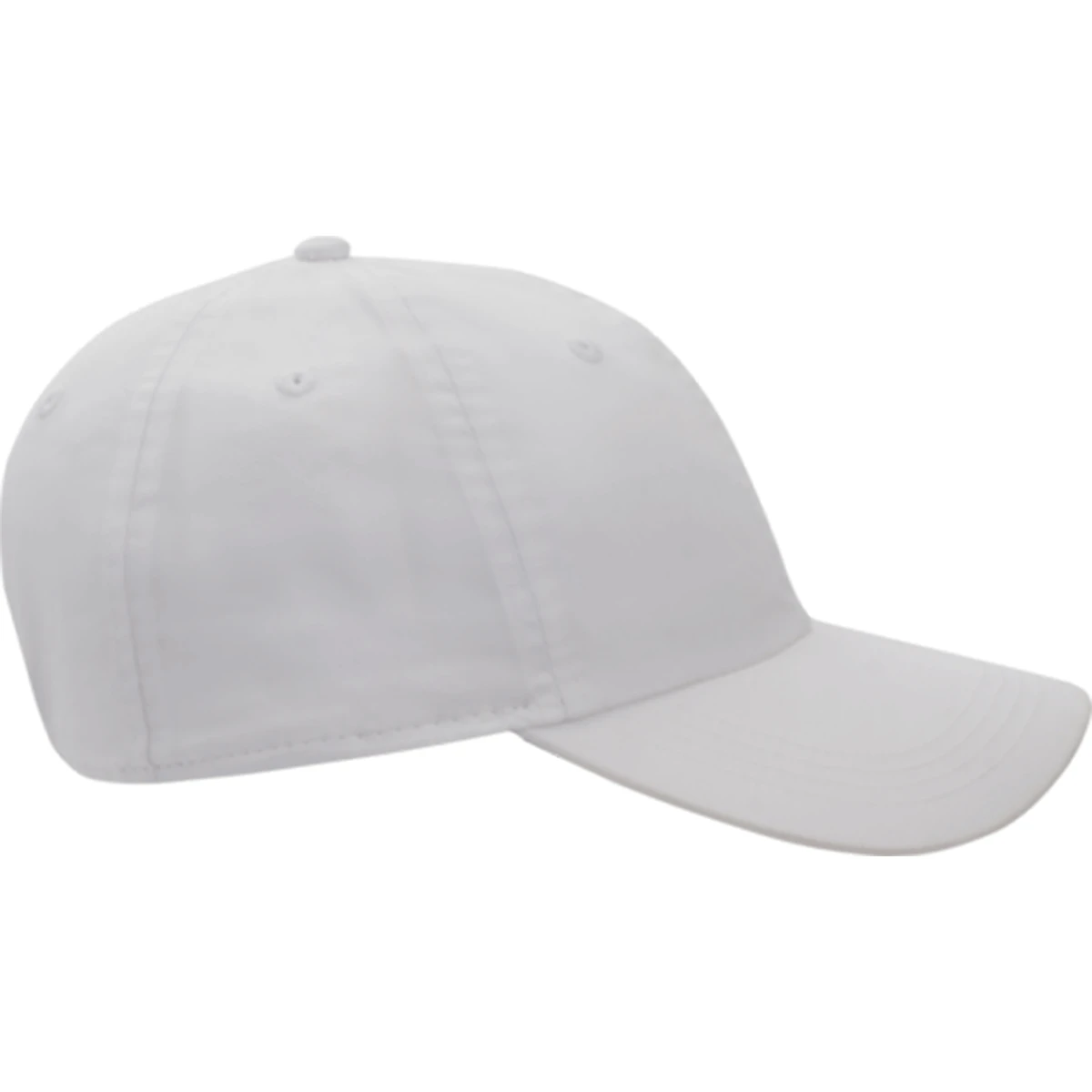 AHEAD White Lightweight Cotton Solid Cap 4 AHEAD White Lightweight Cotton Solid Cap - Image 4