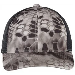 Port Authority Kryptek Raid/Black Snapback Performance Camouflage Mesh Back Cap -Richardson Sales C892 Krypt Raid Blk 3