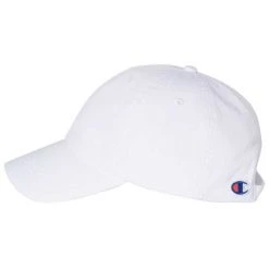 Champion White Washed Twill Dad Cap -Richardson Sales CS4000 White 3