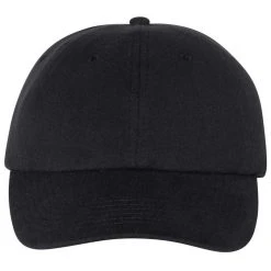Champion Black Jersey Knit Dad Cap 7 Champion Black Jersey Knit Dad Cap -Richardson Sales CS4001 Black 4