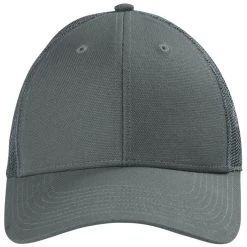 CornerStone Charcoal Canvas Mesh Back Cap