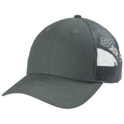 CornerStone Charcoal Canvas Mesh Back Cap -Richardson Sales CS811 Charcoal 3