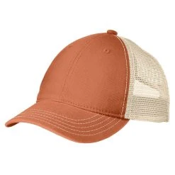 District Burnt Orange/Stone Super Soft Mesh Back Cap -Richardson Sales DT630 Burnt Orange Stone S