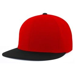 Pacific Headwear Red/Black Premium A/C2 Performance FlexFit Cap -Richardson Sales ES811 Red Black 3