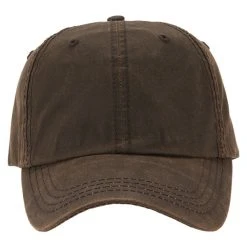 Paramount Apparel Dark Brown Wax Cloth Cap
