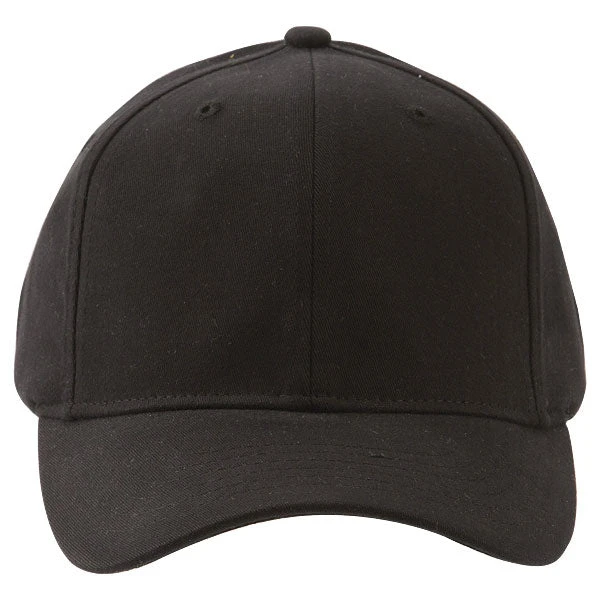 Paramount Apparel Black Spandex Twill Cap 1 Paramount Apparel Black Spandex Twill Cap