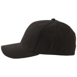 Paramount Apparel Black Spandex Twill Cap 5 Paramount Apparel Black Spandex Twill Cap -Richardson Sales I 6015 Black 3