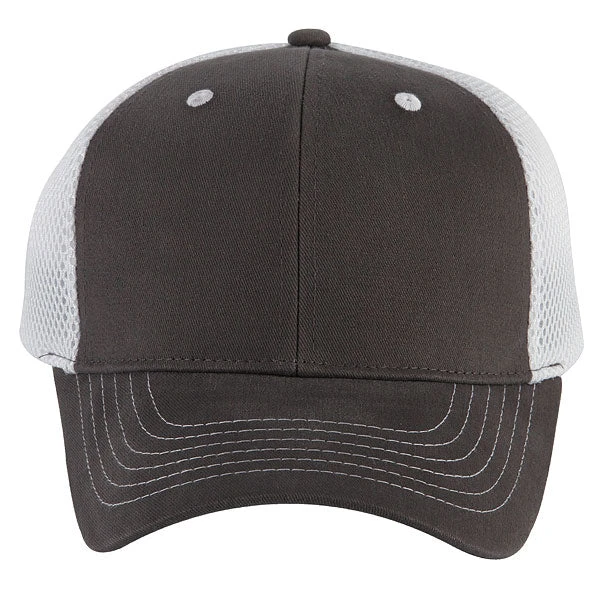 Paramount Apparel Charcoal/White Structured Cotton Twill Cap 1 Paramount Apparel Charcoal/White Structured Cotton Twill Cap