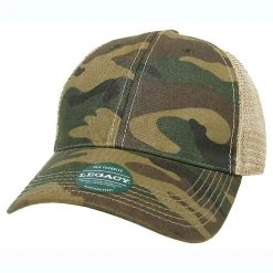 Legacy Army Camo/Khaki Old Favorite Trucker Cap -Richardson Sales OFA Army Camo Khaki 4