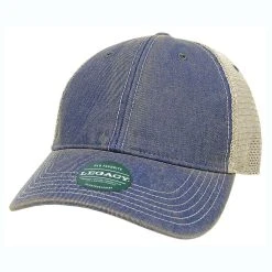 Legacy Royal/Khaki Old Favorite Trucker Cap -Richardson Sales OFA Royal Khaki 4