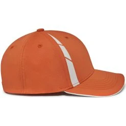 Pacific Headwear Texas Orange/White Coolcore Sildline Snapback Cap -Richardson Sales P303 Texas Orange White 4