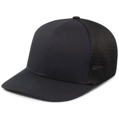 Pacific Headwear Navy Fusion Trucker Cap 6 Pacific Headwear Navy Fusion Trucker Cap -Richardson Sales P401 Navy 3