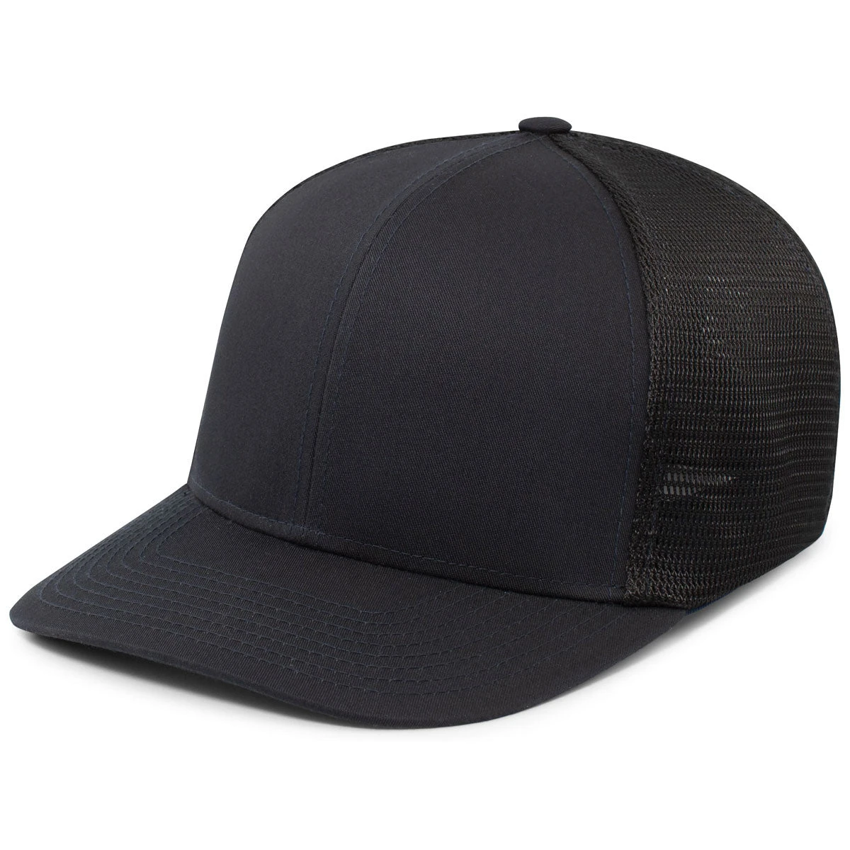 Pacific Headwear Navy Fusion Trucker Cap 3 Pacific Headwear Navy Fusion Trucker Cap - Image 3