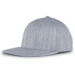 Pacific Headwear Light Blue Heather Premium Acrylic/Wool Blend FlexFit Cap -Richardson Sales P812 Light Blue Heather 3