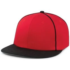 Pacific Headwear Red/Black Momentum Team Cap -Richardson Sales P820 Red Black 3