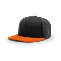 Richardson Black/Orange Performance Team Series Combination Pulse R-Flex Cap