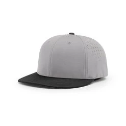Richardson Grey/Black Performance Team Series Combination Lite R-Flex Cap