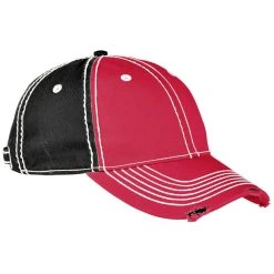 Adams® Adams Red/Black Distressed Rambler Cap