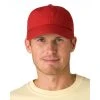 Adams® Adams Men's Nautical Red 6-Panel UV Low-Profile Cap With Elongated Bill