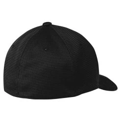 Sport-Tek Black Flexfit Grid Texture Cap -Richardson Sales STC33 Black B